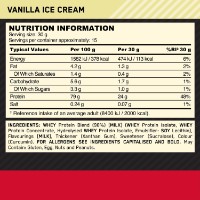 Proteină Optimum Nutrition Gold Standard 100% Whey Vanilla Ice Cream 450g imaginea #2 — magazin online Desire.md