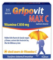 Витамины Zdrovit Gripovit Max C 10pcs