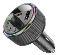 FM-модулятор Hoco E82 Guerrero Black фото №4 — интернет-магазин Desire.md