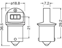 Lampa auto Osram Cool White LEDriving R10W (5008DWP-02B) imaginea #3 — magazin online Desire.md
