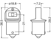 Lampa auto Osram Cool White LEDriving SL R5W (5007DWP-02B) imaginea #4 — magazin online Desire.md