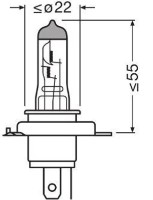 Автомобильная лампа Osram Night Breaker H4 (64193NB220-2HB) фото №3 — интернет-магазин Desire.md