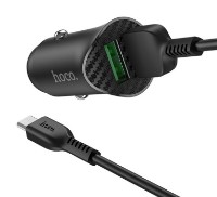 Автомобильная зарядка Hoco Z39 Farsighted + Micro Black фото №3 — интернет-магазин Desire.md