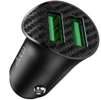 Автомобильная зарядка Hoco Z39 Farsighted + Micro Black фото №5 — интернет-магазин Desire.md