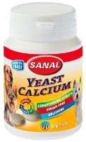 Пищевая добавка Sanal Dog Yeast-Calcium 75g
