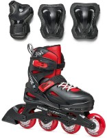 Роликовые коньки RollerBlade Fury Combo Black/Red 36-40 (7373600741) фото №1 — интернет-магазин Desire.md