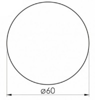 Oglindă baie VOLLE Luna Ronda (1648.50076600) imaginea #2 — magazin online Desire.md