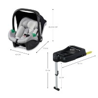 Детское автокресло Kinderkraft Mink Pro i-Size Isofix Gray фото №2 — интернет-магазин Desire.md