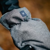 Муфта-рукавички на детскую коляску Womar Zaffiro Beige Wool Premium Melange Navy Blue фото №2 — интернет-магазин Desire.md