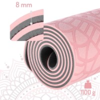 Covoraș fitness HMS YM10 Light Pink imaginea #4 — magazin online Desire.md