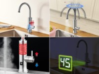 Проточный нагреватель Delimano Instant Water Heating Faucet Silver фото №2 — интернет-магазин Desire.md