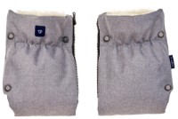 Муфта-рукавички на детскую коляску Womar Zaffiro Wool Melange Light Grey фото №4 — интернет-магазин Desire.md