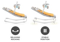 Детский шезлонг Kinderkraft Felio 2 Forest Yellow (KBFELI20YEL0000) фото №5 — интернет-магазин Desire.md