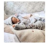 Одеяло для малышей Womar Zaffiro Aster Wool Premium 100x150 Beige фото №2 — интернет-магазин Desire.md