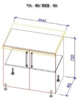 Кухонный гарнитур Bafimob Iulia Classic 2.6m Light Green/White Mat фото №3 — интернет-магазин Desire.md