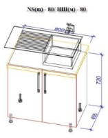 Кухонный гарнитур Bafimob Iulia Classic 2.6m Light Green/White Mat фото №5 — интернет-магазин Desire.md
