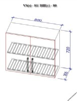 Кухонный гарнитур Bafimob Lena Classic 2.0m White/Grey Mat фото №7 — интернет-магазин Desire.md