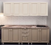 Кухонный гарнитур Bafimob Lena Classic 2.0m Cappuccino/Beige Mat фото №1 — интернет-магазин Desire.md