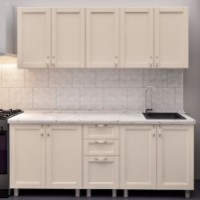 Bucătărie Bafimob Lena Modern 1.8 Beige/Beige Mat imaginea #1 — magazin online Desire.md