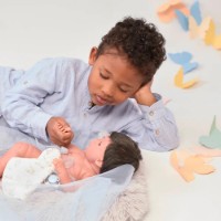 Păpușa Llorens Nico Recien Nacido Cojin Gris (73803) imaginea #2 — magazin online Desire.md