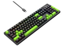 Клавиатура Havit KB893L Black/Green фото №2 — интернет-магазин Desire.md