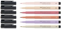 Pix liner Faber-Castell Pitt Artist Pens Manga Kaoiro Brush Set 6pcs imaginea #2 — magazin online Desire.md