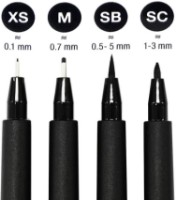 Pix liner Faber-Castell Pitt Artist Pens Manga Set 4pcs imaginea #2 — magazin online Desire.md