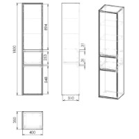 Dulap baie Imprese Bilovec f3263Dr imaginea #3 — magazin online Desire.md