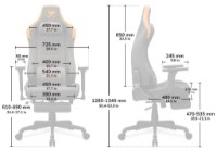 Scaun gaming Cougar Armor Evo S Black/Orange imaginea #7 — magazin online Desire.md