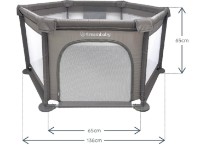 Pătuț pliabil DreamBaby Explore Playpen Taupe (G9496) imaginea #5 — magazin online Desire.md