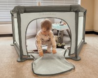 Pătuț pliabil DreamBaby Explore Playpen Taupe (G9496) imaginea #2 — magazin online Desire.md