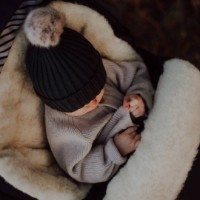 Детский зимний чехол Womar Zaffiro iGrow 4.0 Wool Premium Melange Graphite фото №6 — интернет-магазин Desire.md