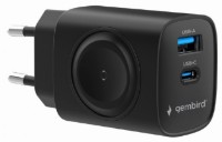 Зарядное устройство Gembird TA-UC-PDQCW20-01-BK фото №1 — интернет-магазин Desire.md