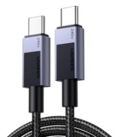 Cablu USB Ugreen Type-C to Type-C 2m Gray (45064) imaginea #2 — magazin online Desire.md