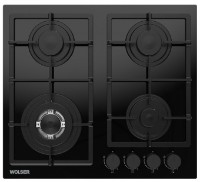 Plită incorporabilă cu gaz Wolser WL-BRD 6402 Black Glass