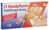 Медицинский пластырь WUNDmed Family 51pcs