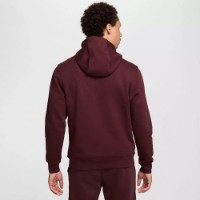 Мужская толстовка Nike M Nsw Club Hoodie Po Bb Burgundy Crush/White, s.M фото №2 — интернет-магазин Desire.md
