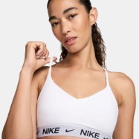 Bustieră Nike W Nk Df Indy Lgt Spt Bra White/Black, s.M imaginea #1 — magazin online Desire.md
