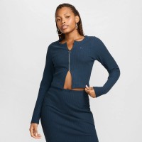 Hanorac damă Nike W Nsw Nk Chll Knt Rib Fz Crdgn Armory Navy, s.XS imaginea #1 — magazin online Desire.md