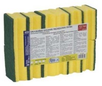 Губки для уборки Ressol 7x9cm 12pcs Yellow (00352)
