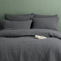 Lenjerie de pat Issimo Savanna Double Anthracite imaginea #3 — magazin online Desire.md