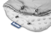 Mufă cărucior Sensillo Minky Grey (5903076305909) imaginea #3 — magazin online Desire.md