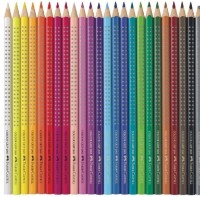 Creioane colorate Faber-Castell Triangular Junior Colour Pencils 24pcs imaginea #2 — magazin online Desire.md