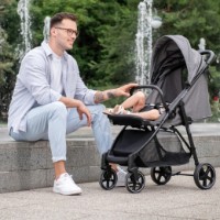 Коляска Kikka Boo Alexa Dark Grey фото №3 — интернет-магазин Desire.md