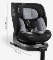 Scaun auto pentru copii Kikka Boo i-Orbit i-Size Isofix360 Dark Grey imaginea #7 — magazin online Desire.md