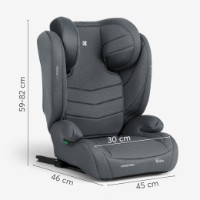 Детское автокресло Kikka Boo i-Stand i-Size Dark Grey фото №2 — интернет-магазин Desire.md