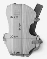 Кенгуру для новорожденных Kikka Boo Gwen Fly Grey (31108010056) фото №5 — интернет-магазин Desire.md