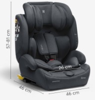 Scaun auto pentru copii Kikka Boo i-Bronn i-Size Grey imaginea #8 — magazin online Desire.md