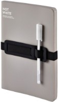 Blocnotes Nuuna Not White L Light Grey