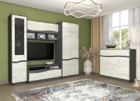 Комод Yasen Женева 1Ш3Д Графит Серый/Дуб Крафт Белый фото №4 — интернет-магазин Desire.md